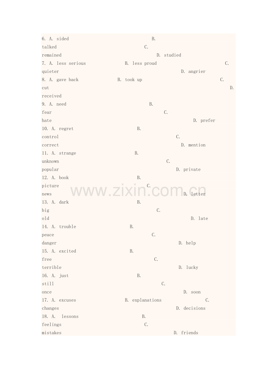 高一英语第4周周练题.doc_第2页