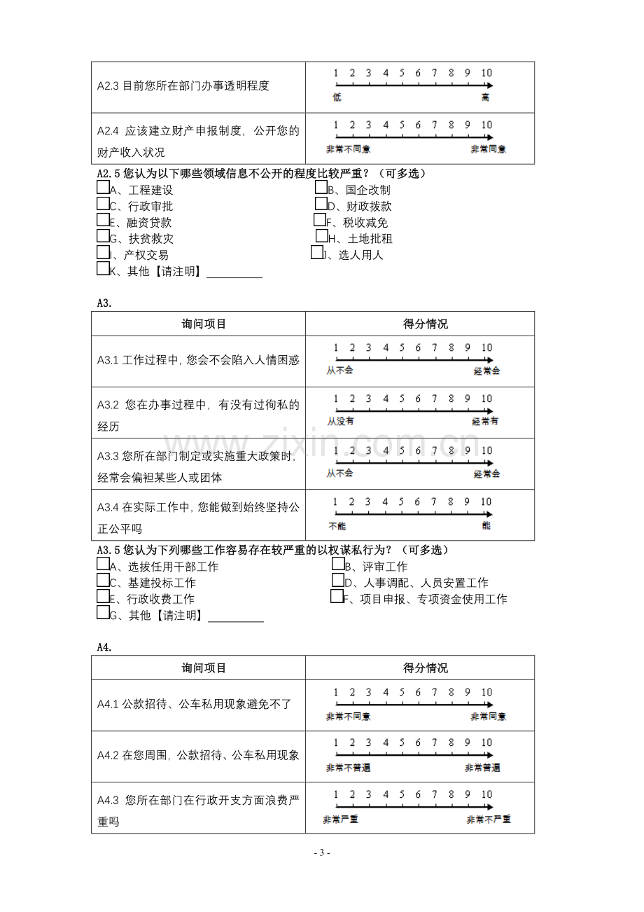 吉林省廉政文化建设调查问卷.doc_第3页