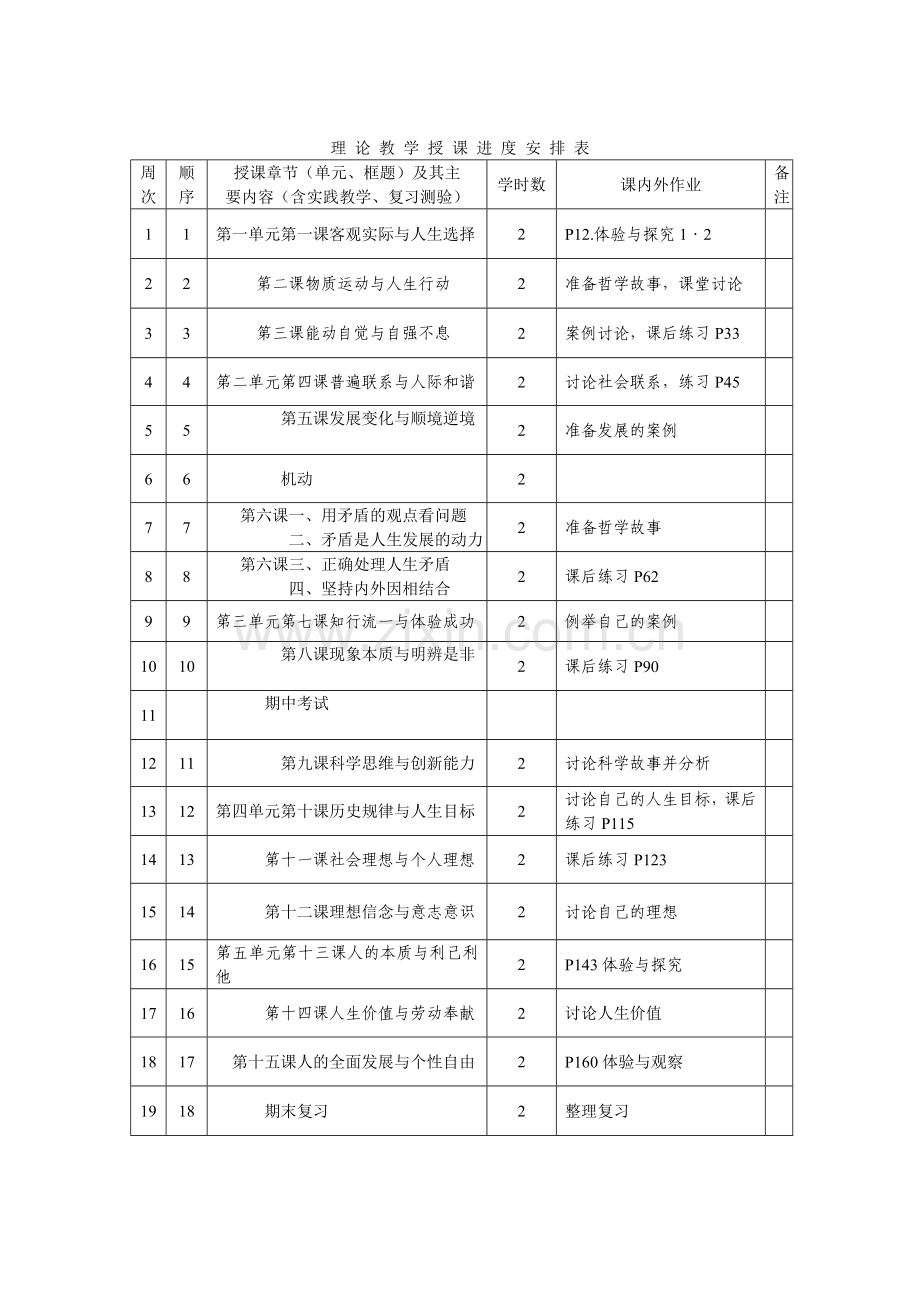 哲学与人生授课计划表3.doc_第3页