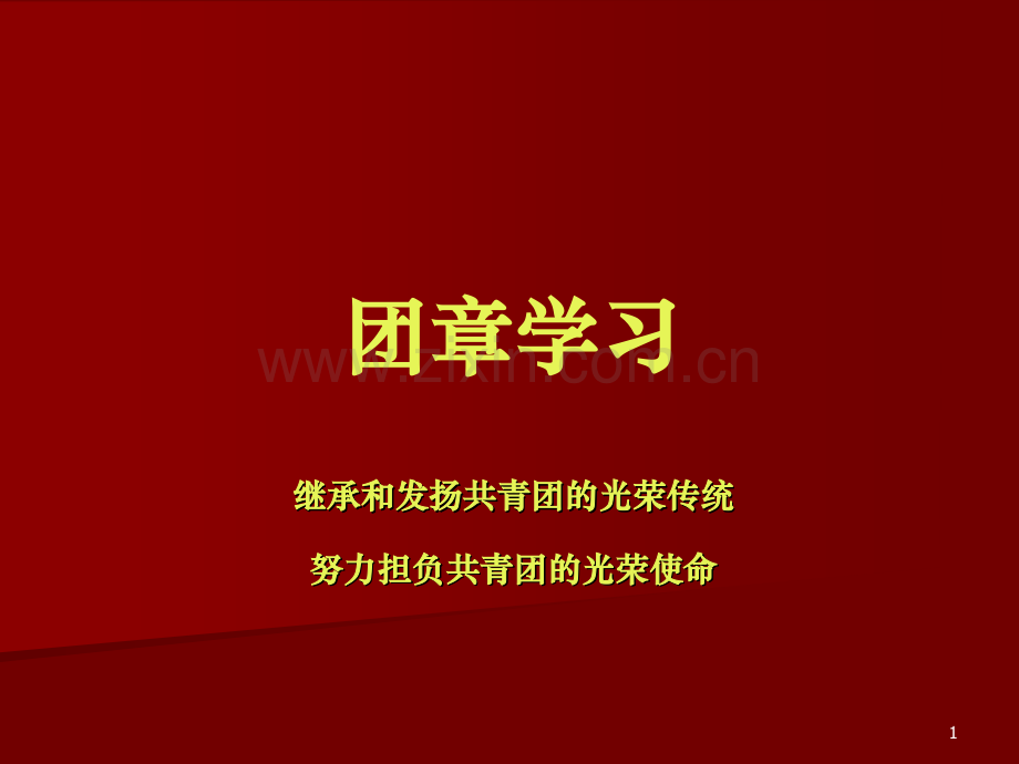 团章宣讲(课堂PPT).ppt_第1页