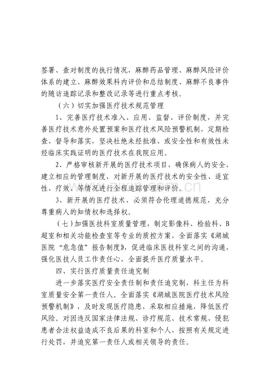 湖城医院医疗质量安全管理与持续改进方案.doc_第3页