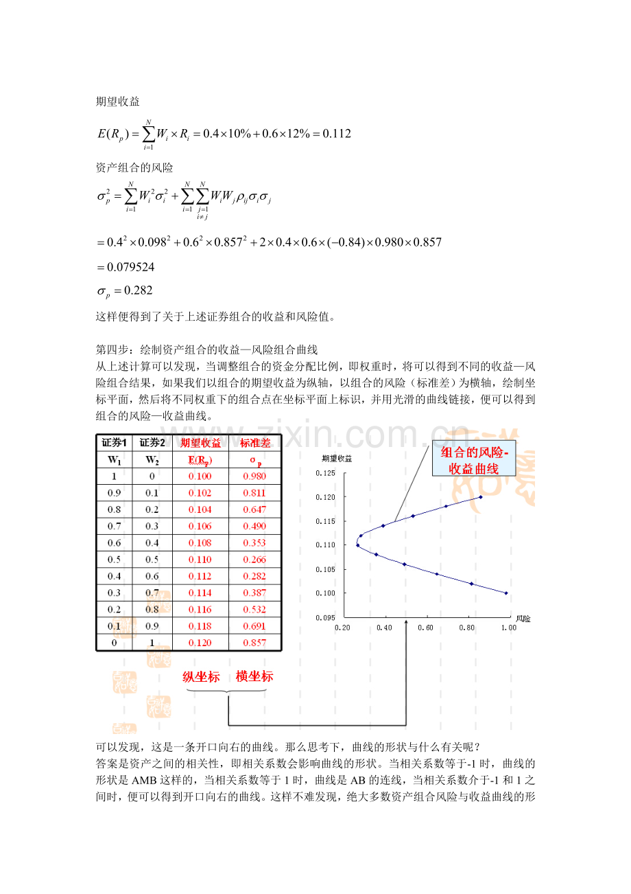 资产组合的风险与收益.doc_第2页