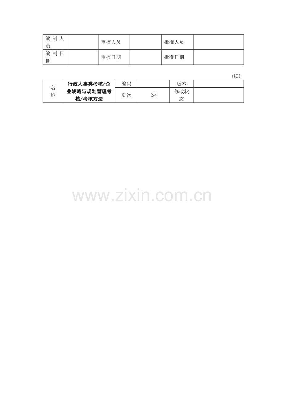 行政人事类考核——企业战略与规划管理考核.doc_第2页