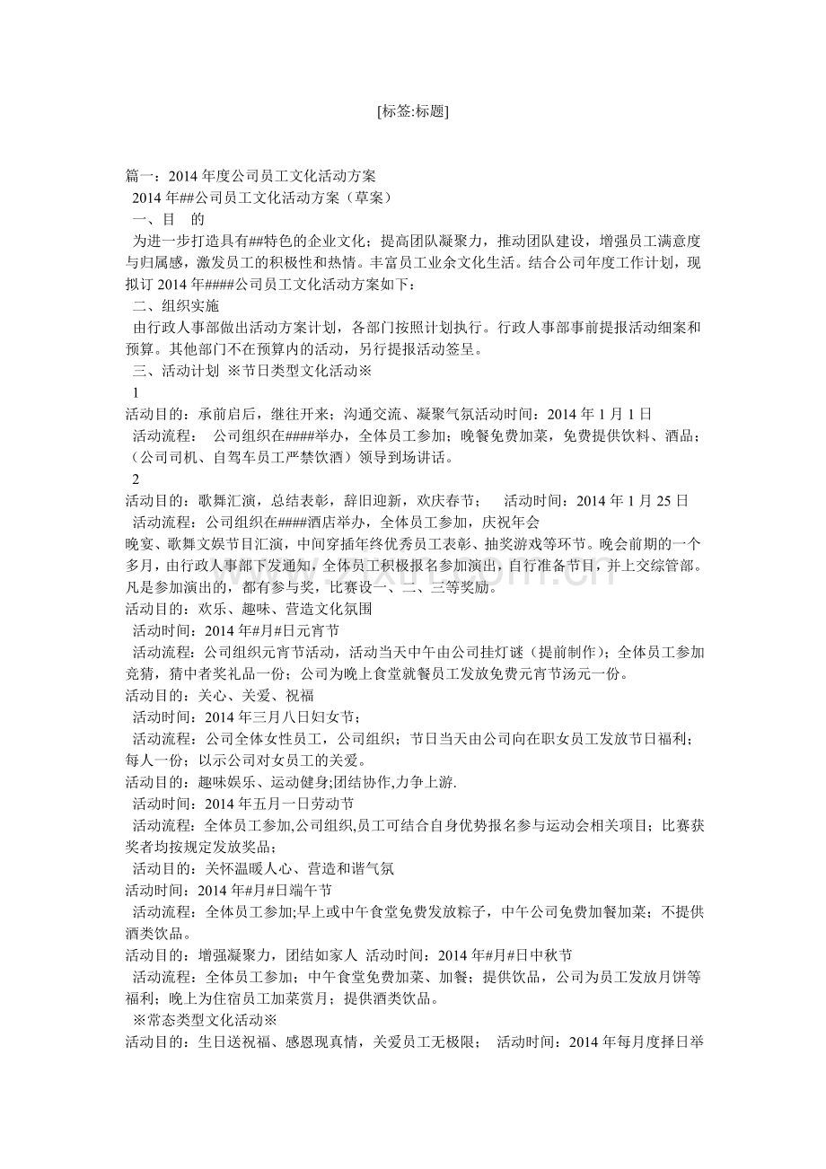 年度企业文化活动主题策划.doc_第1页