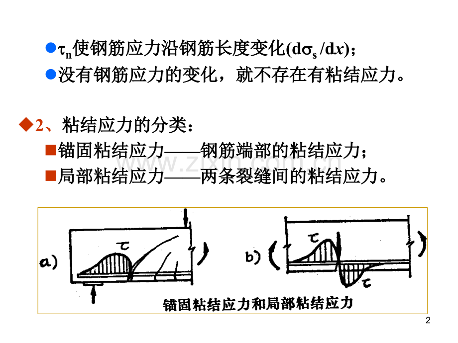 钢筋与混凝土的粘结及开裂面骨料咬合作用.pptx_第2页