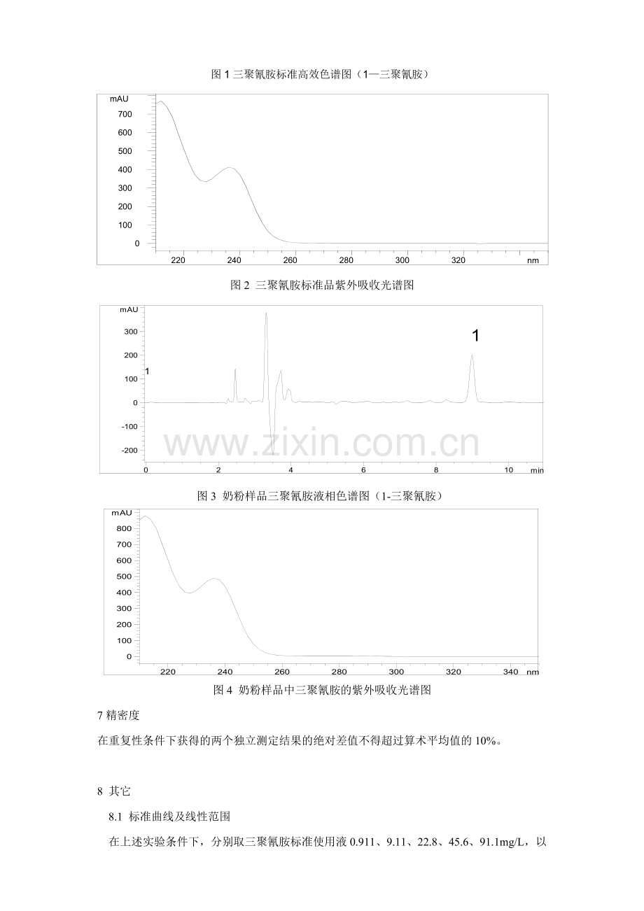 食品中三聚氰胺的测定.doc_第3页