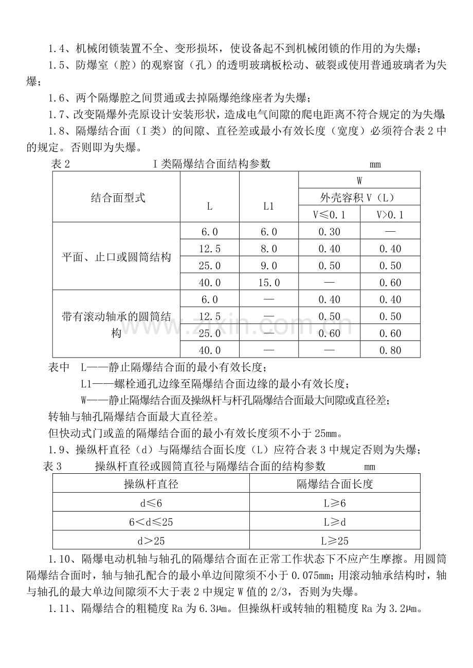 防爆电气设备失爆判别及安装使用管理规定.doc_第3页