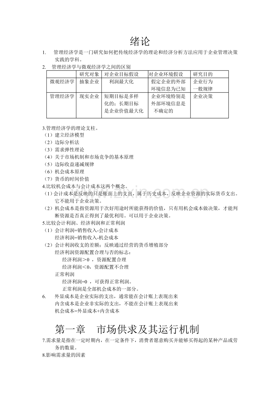 管理经济学复习要点.doc_第1页