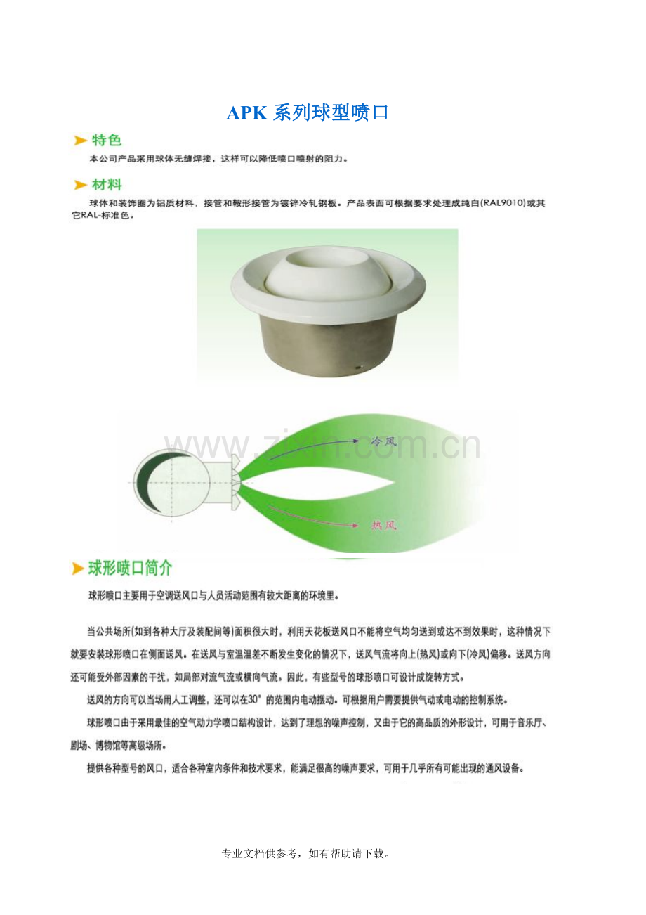 球型喷口选型参数表.doc_第1页