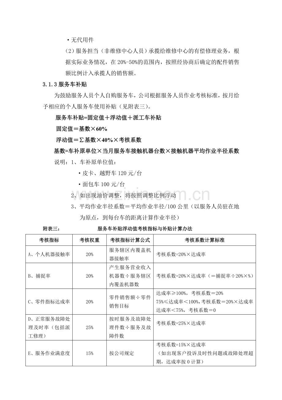 服务工程师绩效考核奖励办法.doc_第3页