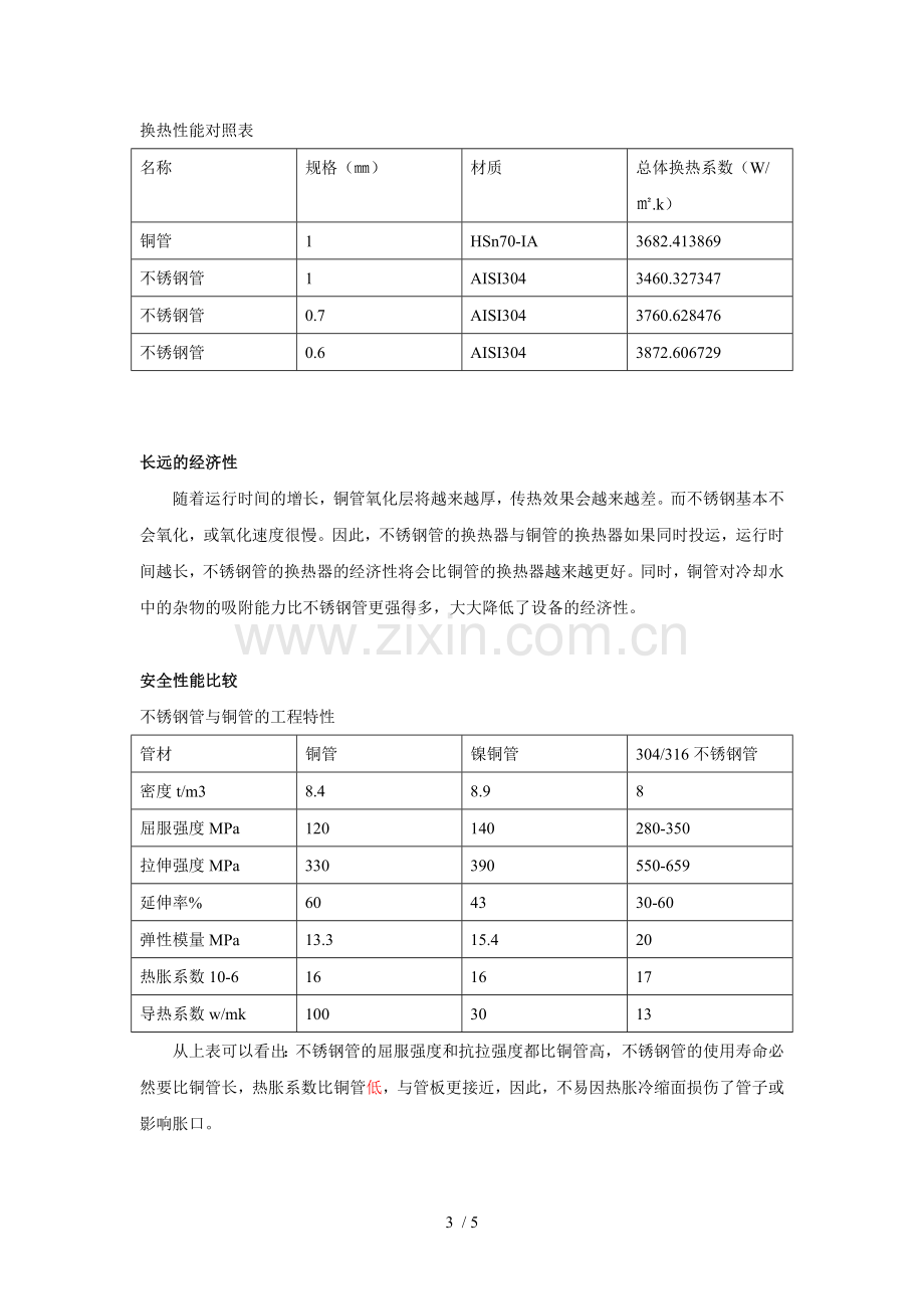 铜管和不锈钢管换热效果对比分析.doc_第3页