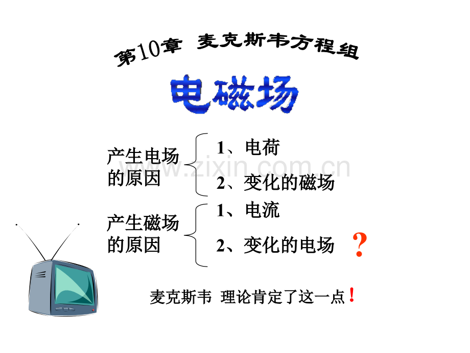 大学物理二第二篇麦克斯韦方程组.pptx_第1页