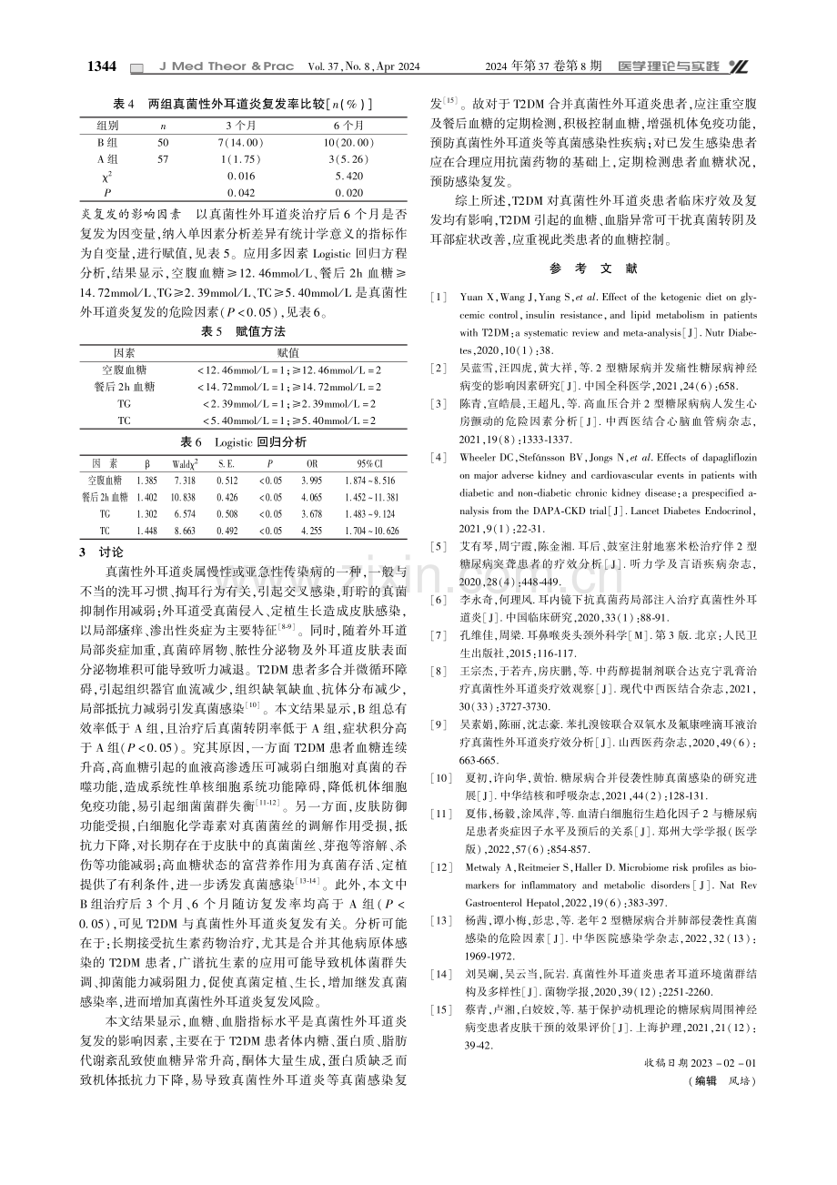 2型糖尿病对真菌性外耳道炎治疗效果与复发率的影响及临床意义探讨.pdf_第3页