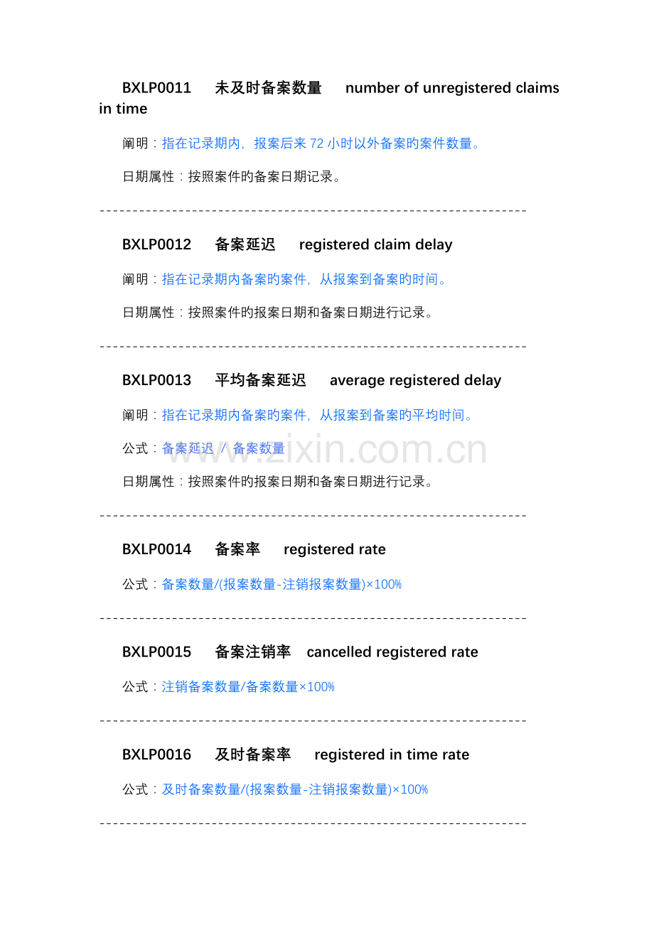 保险理赔指标公式及说明.doc_第3页