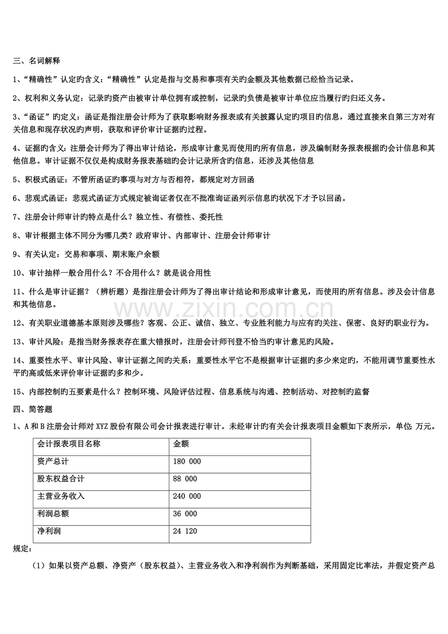 审计复习题.docx_第1页