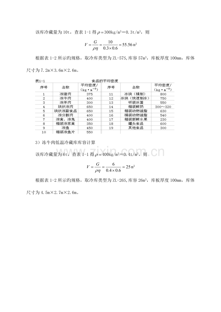 小型冷库设计说明书.doc_第2页