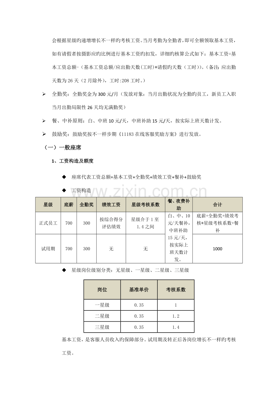 客服中心薪酬方案.docx_第2页