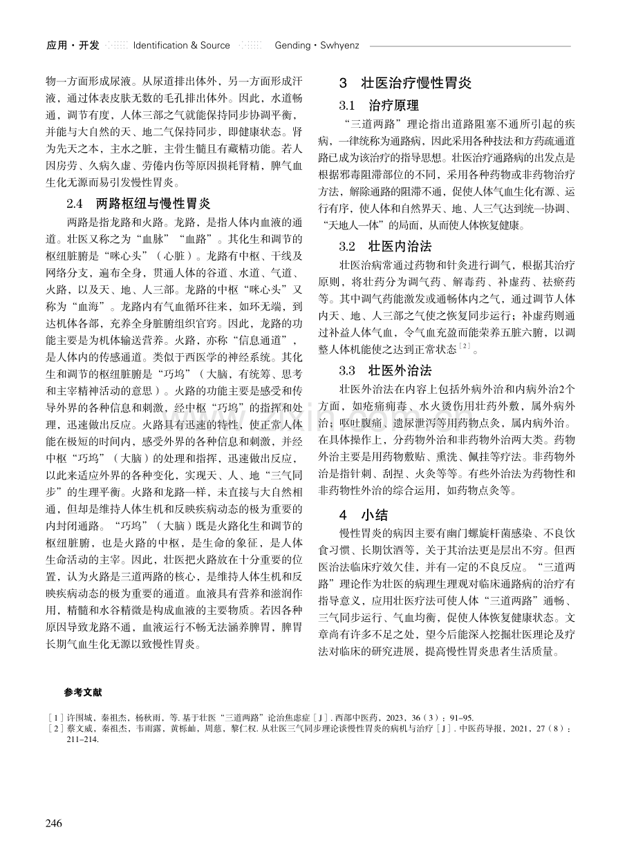 基于壮医“三道两路”探讨治疗慢性胃炎.pdf_第3页