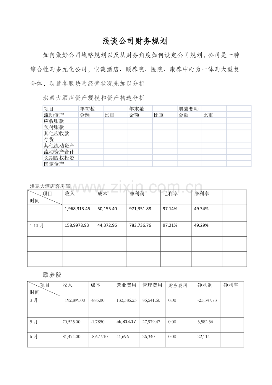 公司财务规划新.docx_第1页