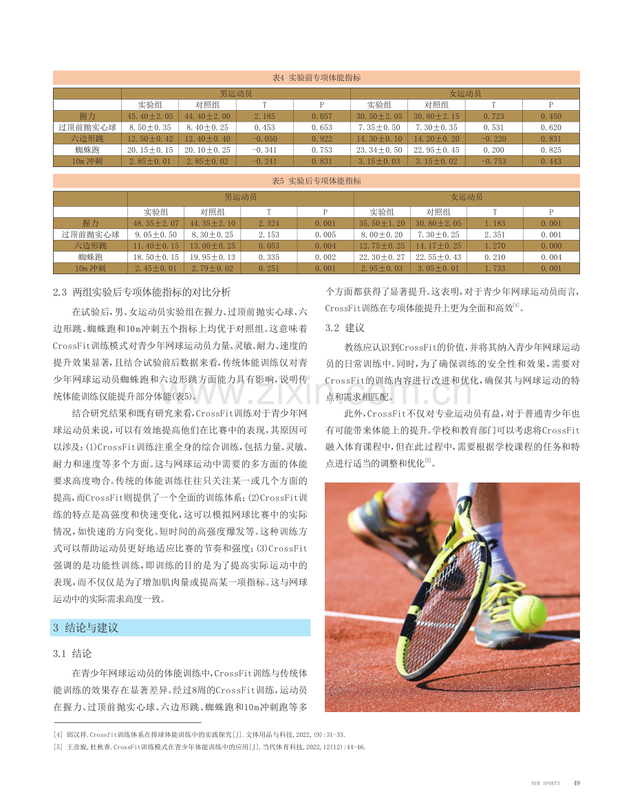 CrossFit训练模式对青少年网球运动员专项体能的影响.pdf_第3页