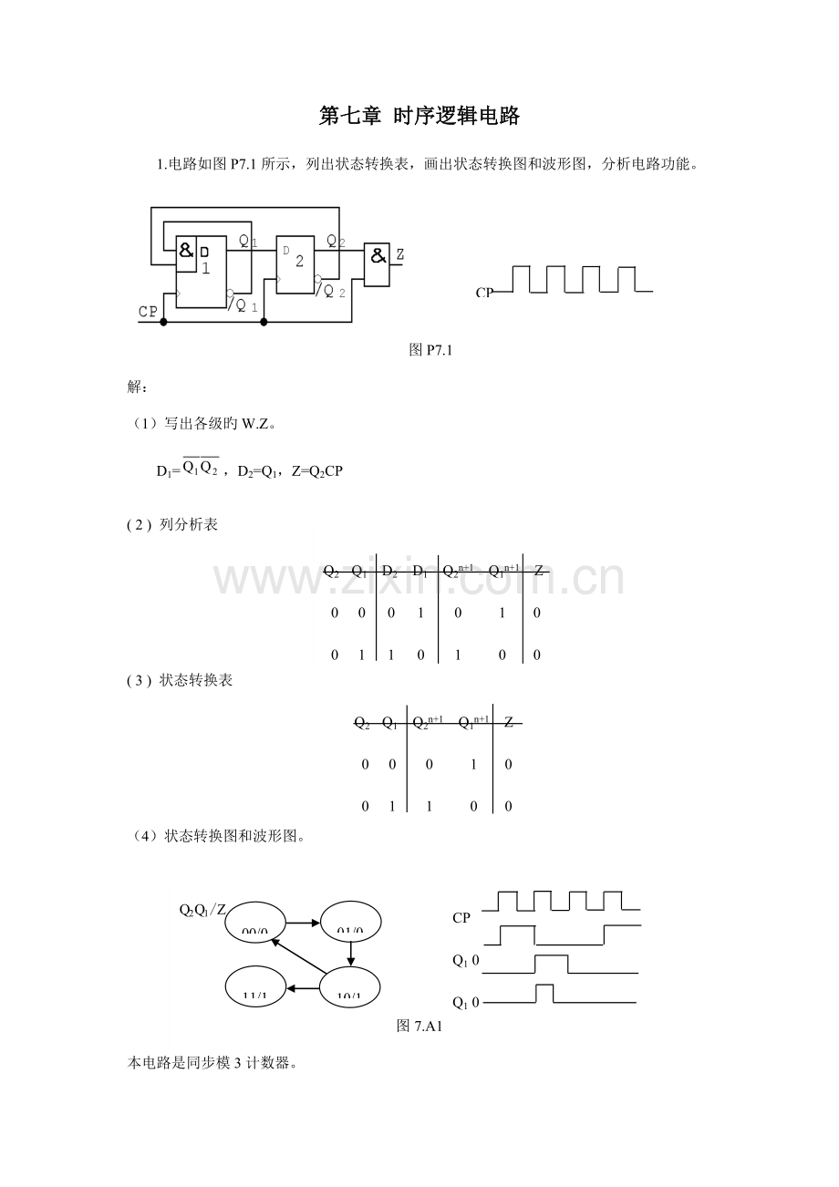 数字电路与数字电子技术课后答案.doc_第1页