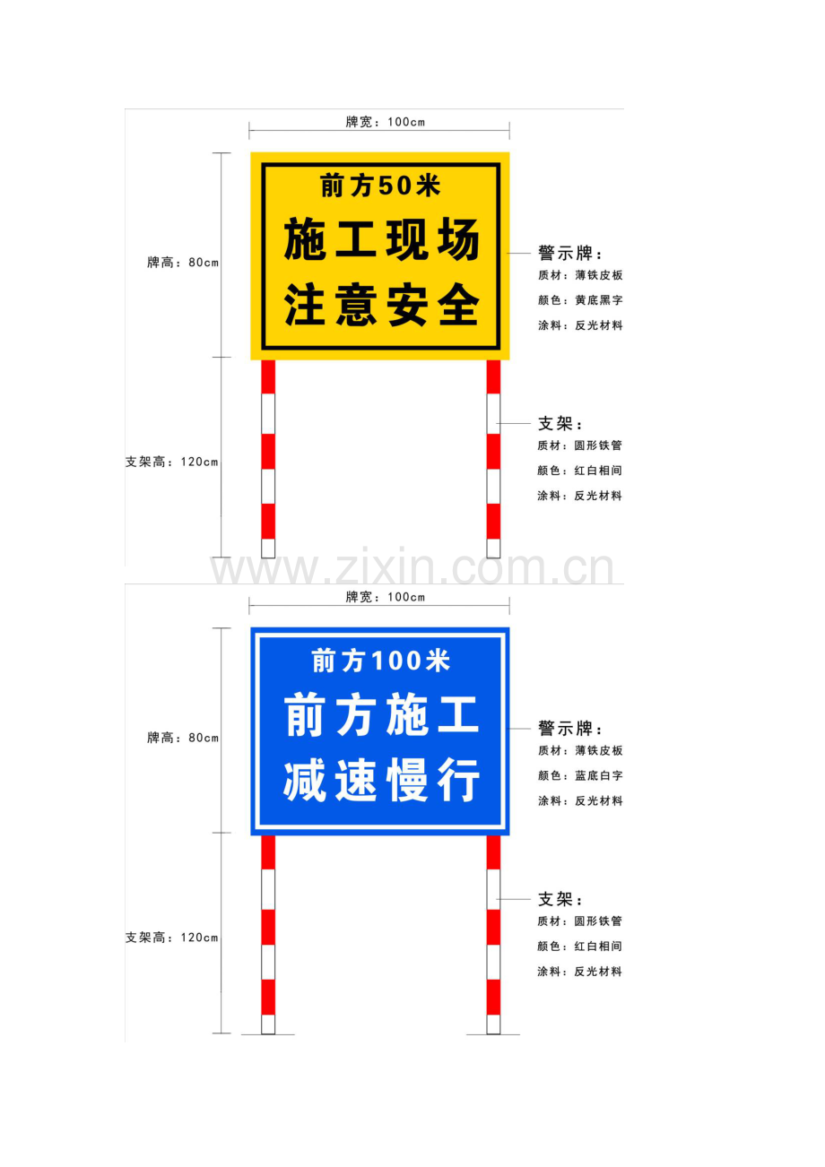 公路施工安全警示标志牌.doc_第2页