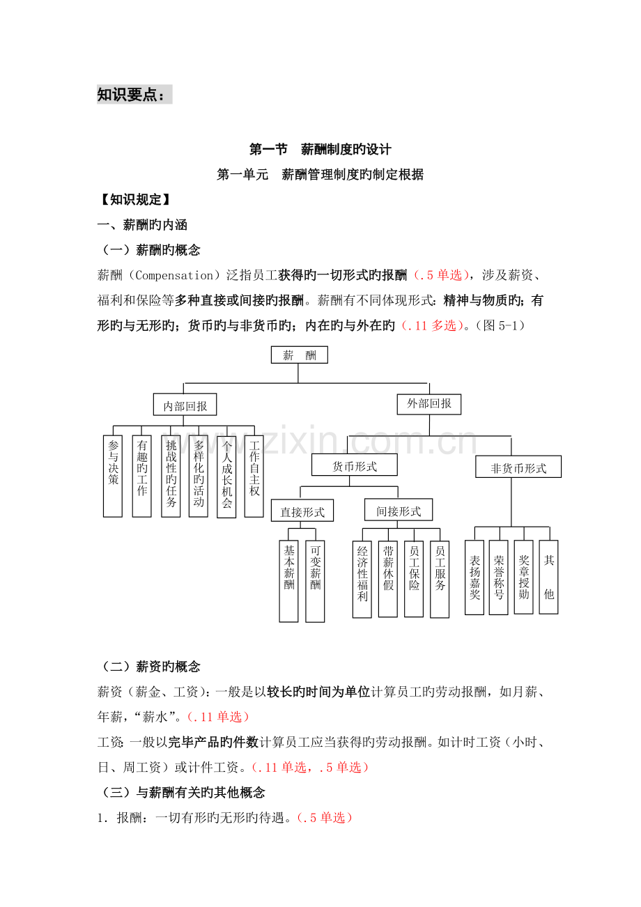 人力资源师三级-薪酬管理-知识要点.doc_第2页