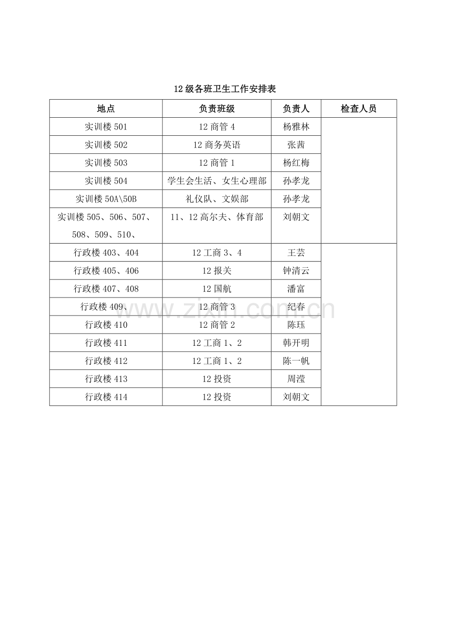 涉外商务管理学院学生义务劳动清洁美校园环境工作方案.doc_第2页