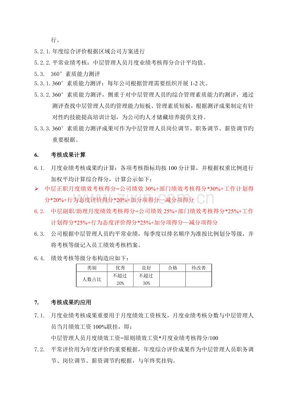 中层管理人员综合业绩考核管理实施细则.doc_第3页