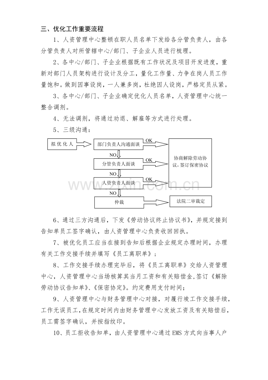 深圳公司裁员方案人员优化方案.docx_第2页