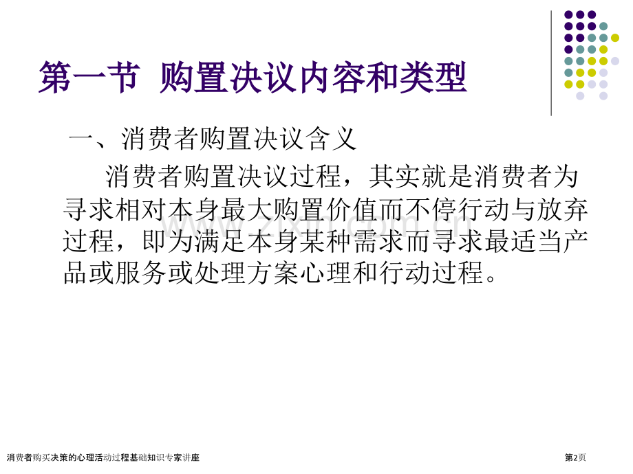 消费者购买决策的心理活动过程基础知识专家讲座.pptx_第2页