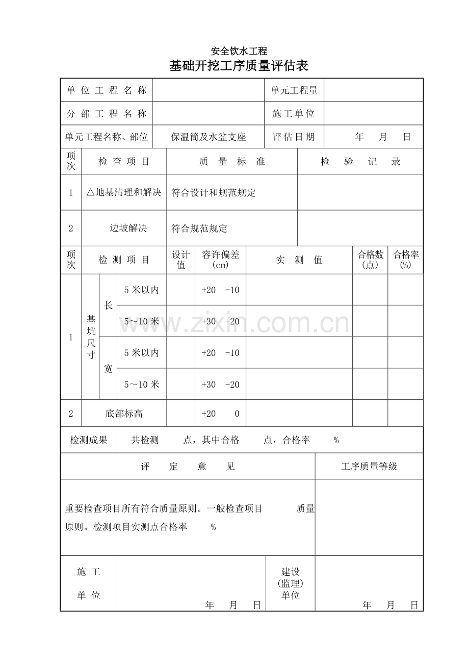 入户自来水单元工程质量评定表.doc_第2页