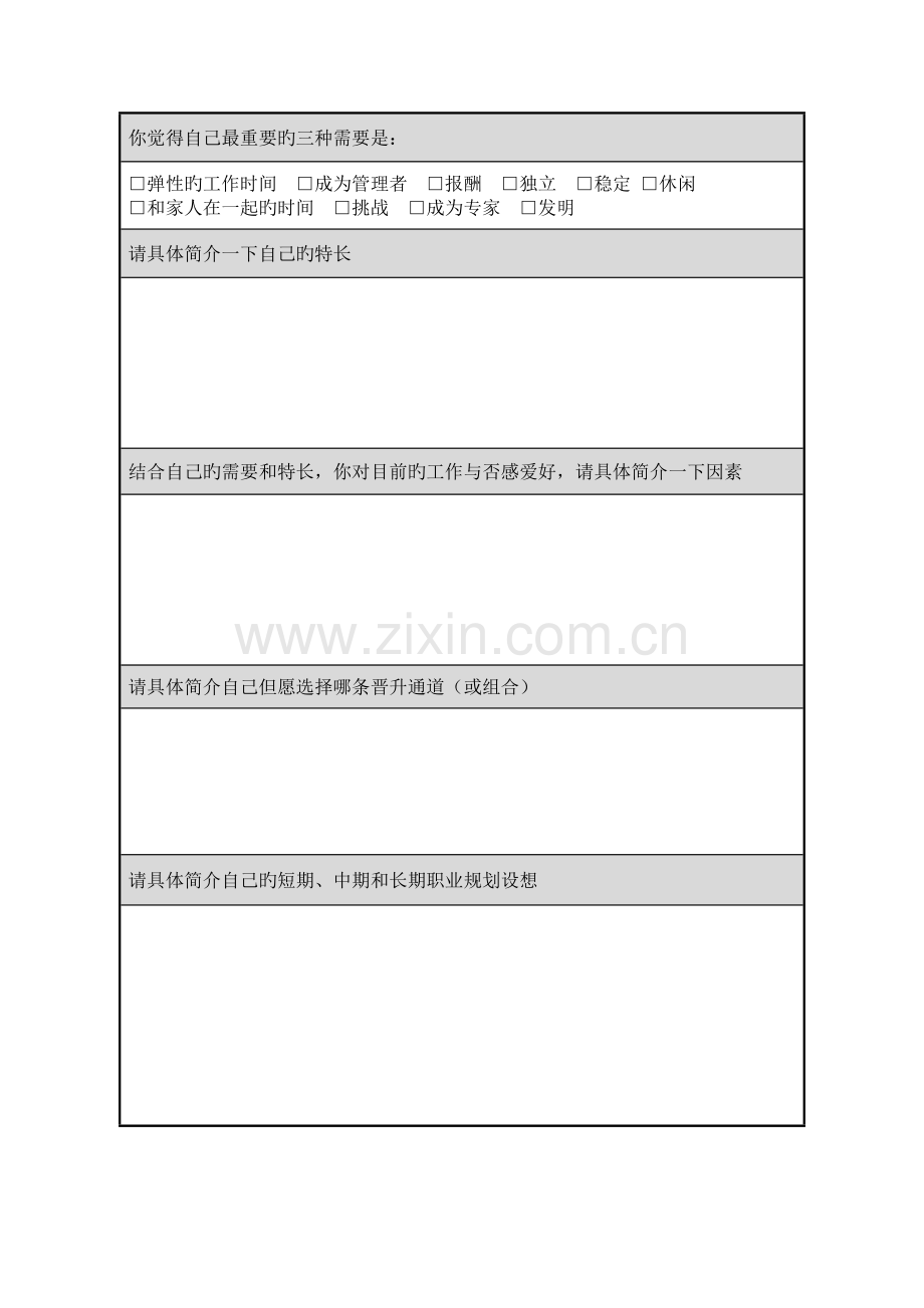 员工职业发展规划填写表.docx_第2页