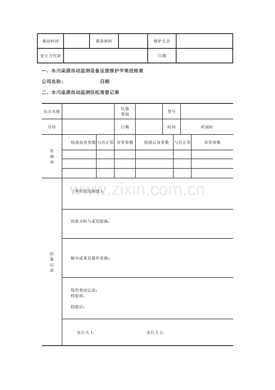 在线运行维护记录参考样本.doc_第2页