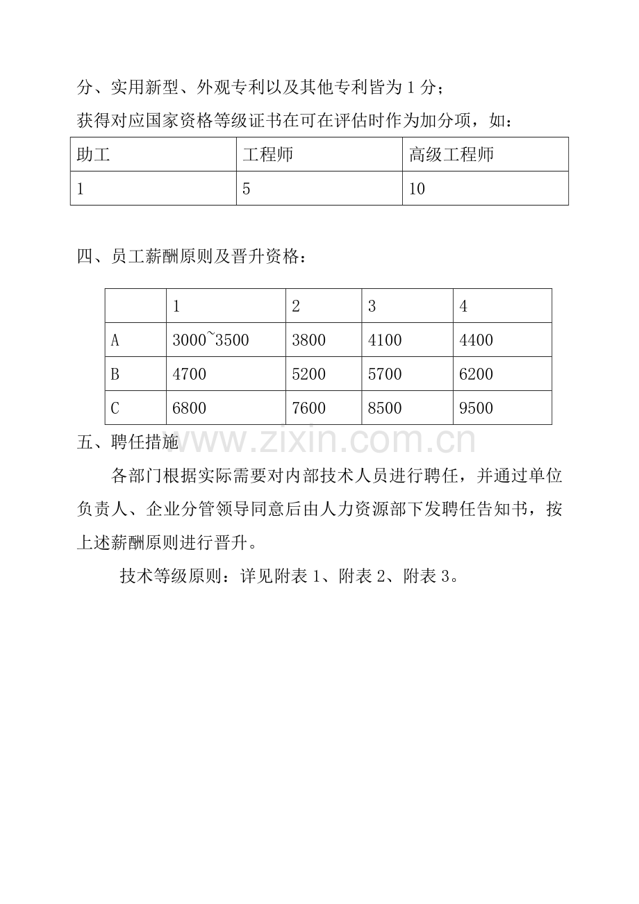 技术职称薪资等级晋升制度.doc_第2页