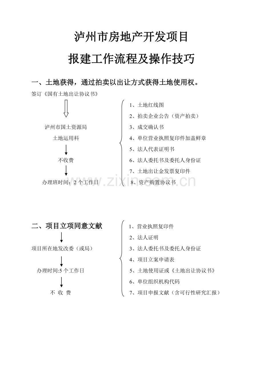 房地产开发项目报建工作流程及操作技巧pptConvertor.doc_第1页