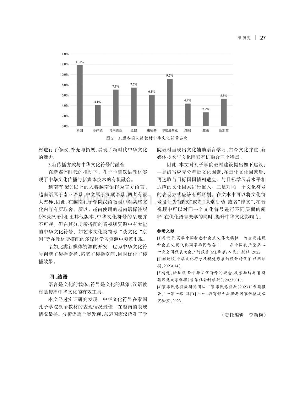 东盟国家孔子学院汉语教材中的中华文化符号对比分析.pdf_第3页