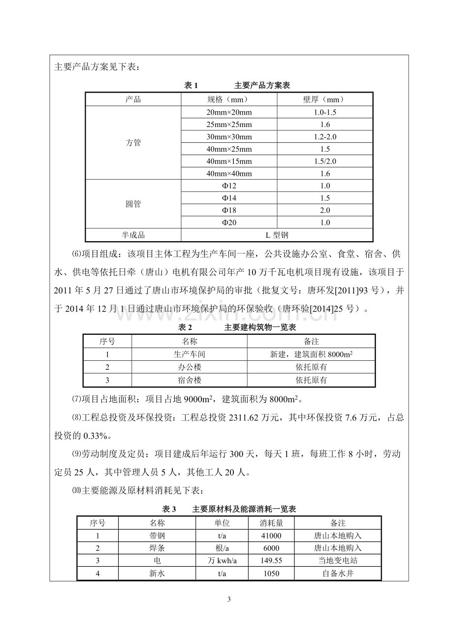 年产4万吨高频焊管项目立项环境评估报告.doc_第3页