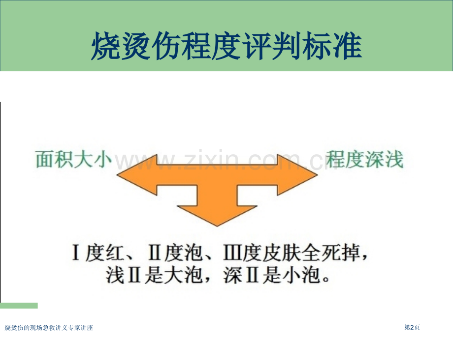 烧烫伤的现场急救讲义专家讲座.pptx_第2页