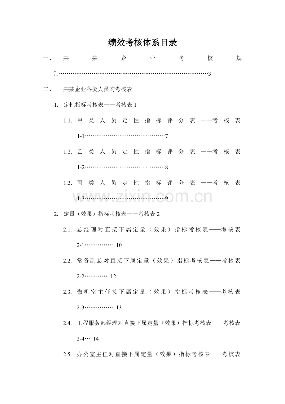 新编公司绩效考核全套流程表格.doc_第1页