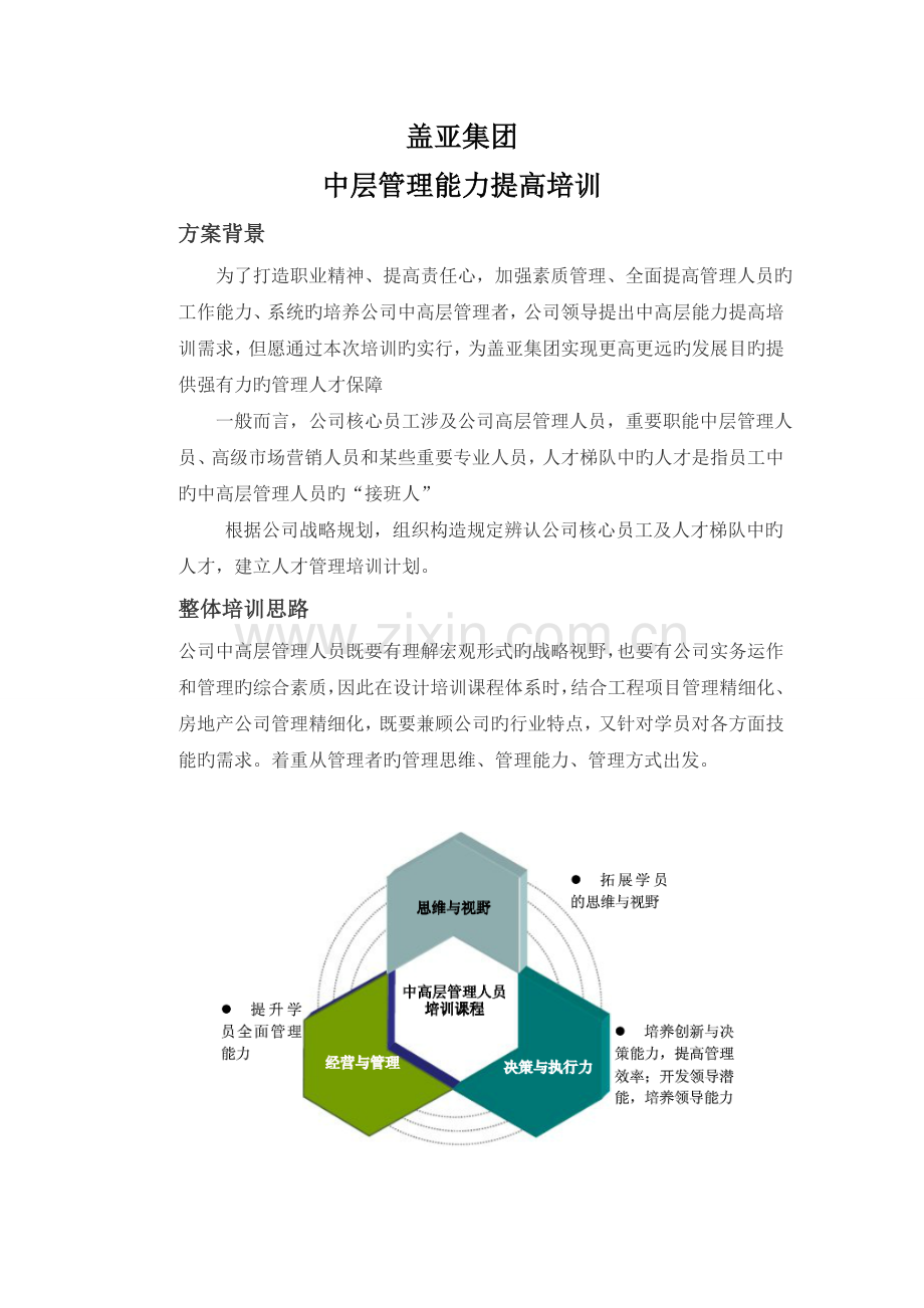 企业管理层管理能力提升培训-培训方案.doc_第1页