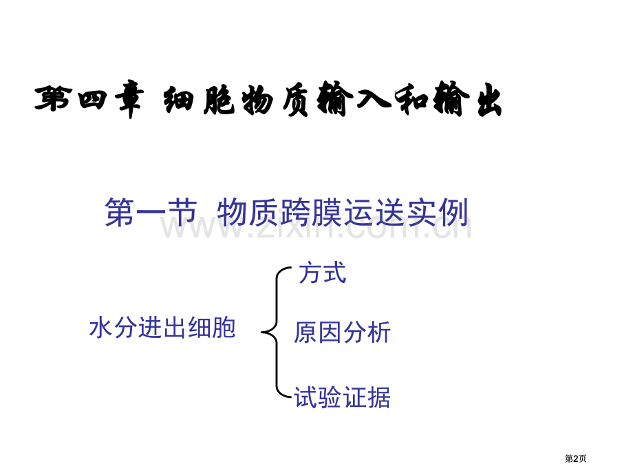 高一生物物质跨膜运输的实例(4)市公开课金奖市赛课一等奖课件.pptx_第2页