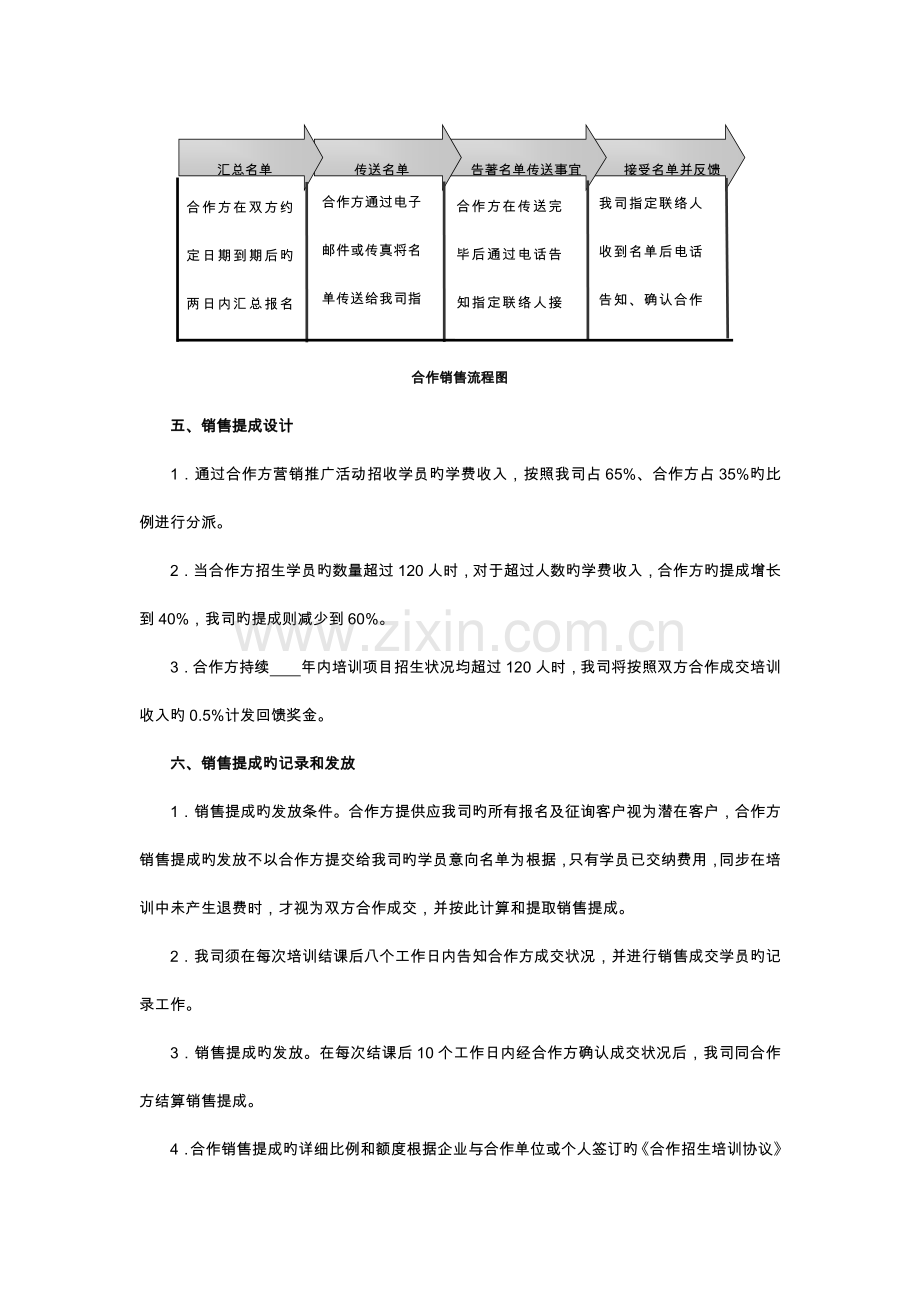 合作销售提成方案附表.doc_第2页