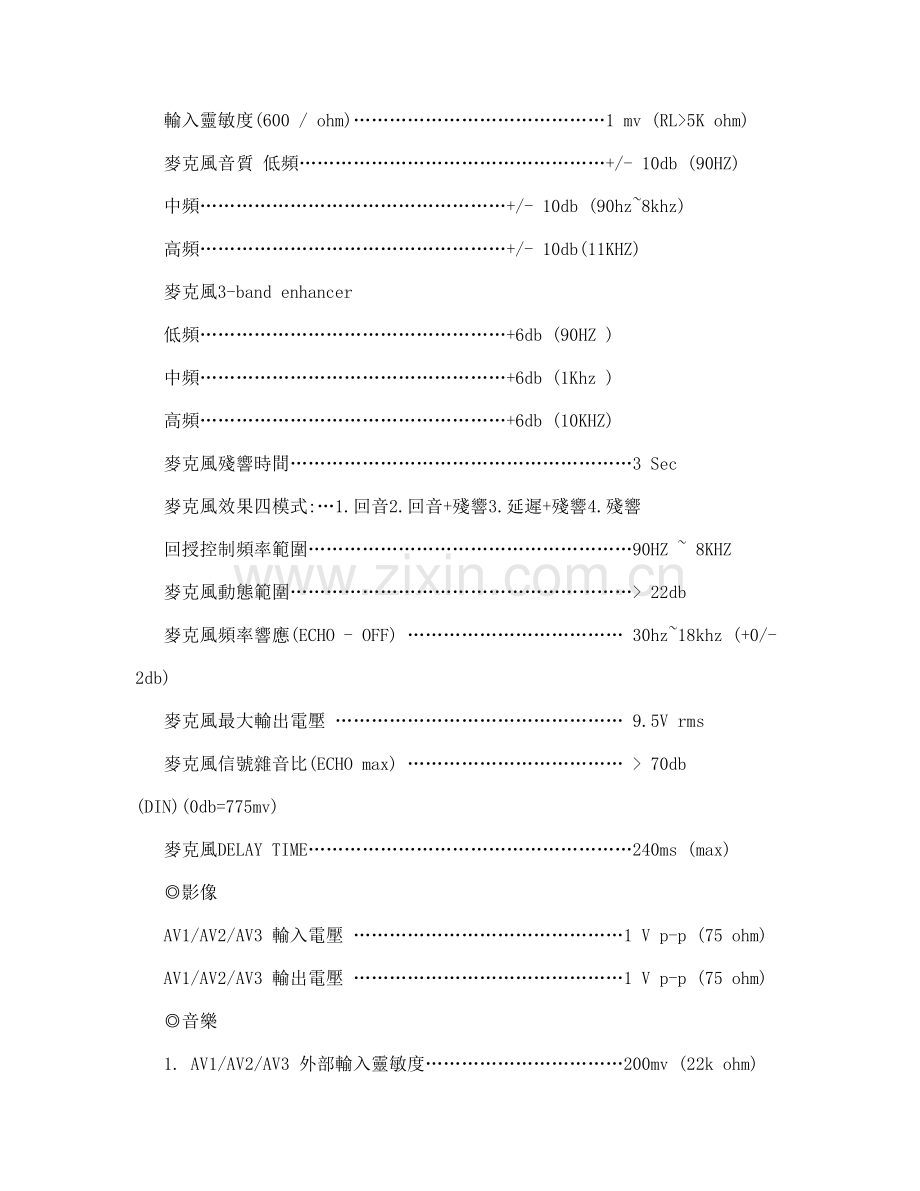 伴唱混音效果处理器说明书.doc_第3页