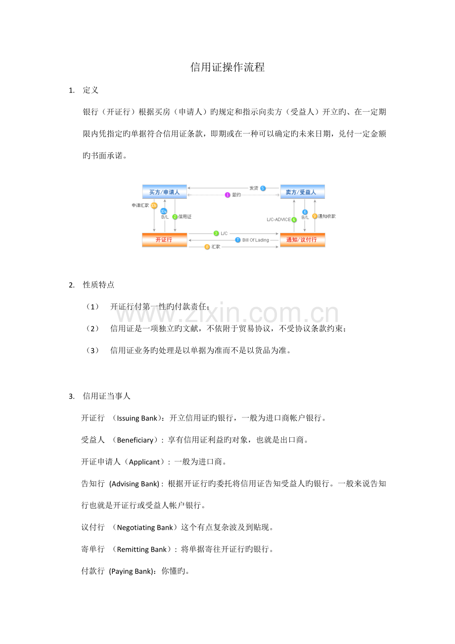 信用证完整操作流程.docx_第1页