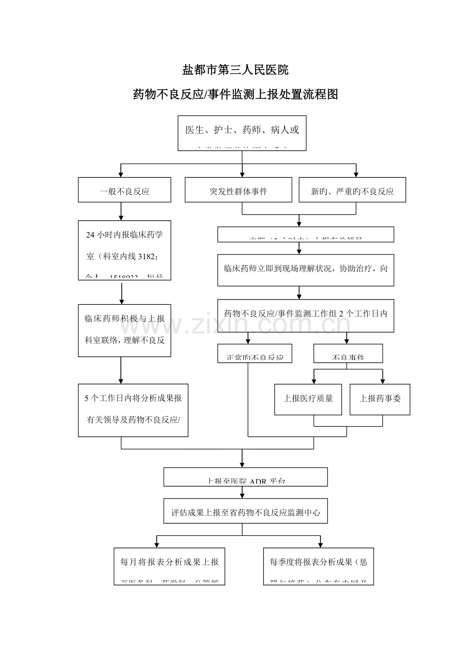 药物不良反应上报处置流程图.doc_第1页