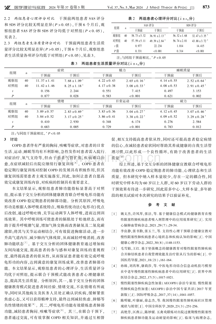 基于交互分析的团体健康宣教联合呼吸龟形功应用于慢性阻塞性肺疾病稳定期患者的效果.pdf_第3页