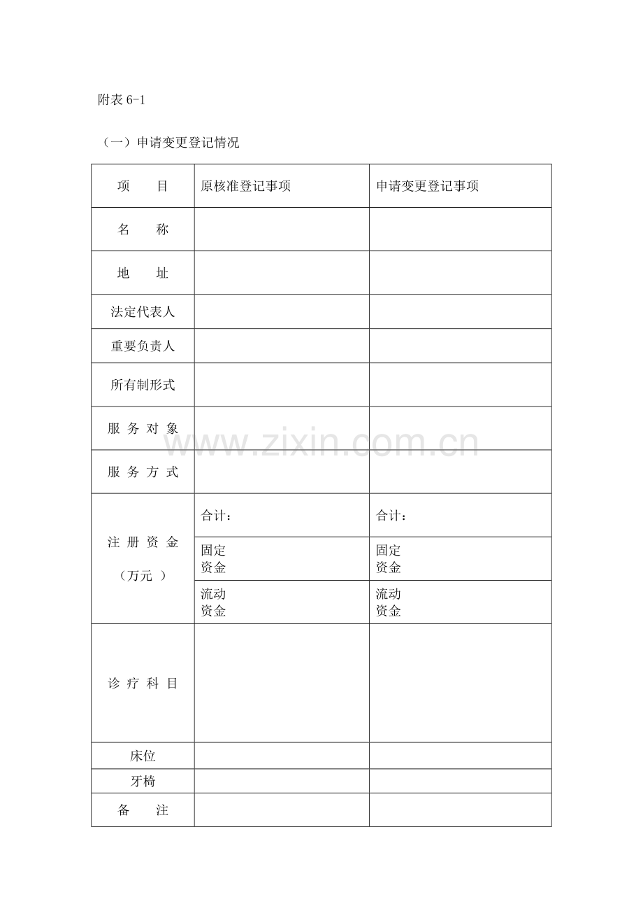 医疗机构申请变更登记注册书(2).doc_第3页