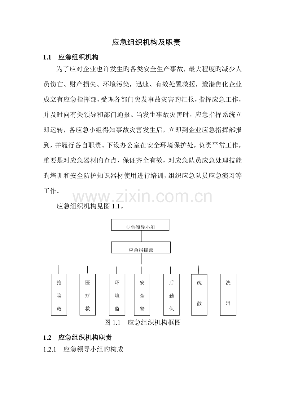 应急组织机构及职责.doc_第1页