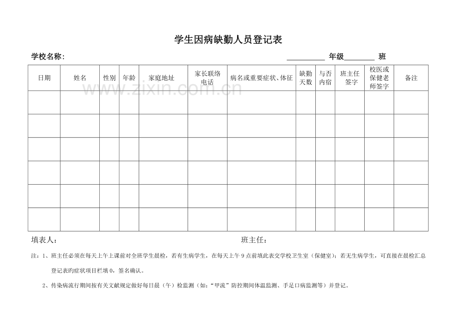 因病缺勤病因追查与登记制度.doc_第2页